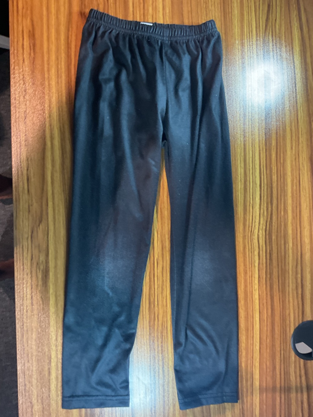 Black Elastic Waist Lounge Pants from SHEIN